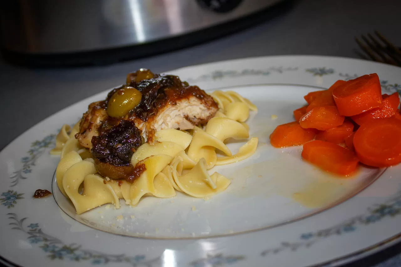 Slow Cooked Chicken Marbella